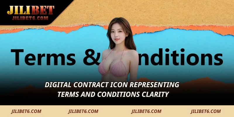 Digital contract icon representing terms and conditions clarity