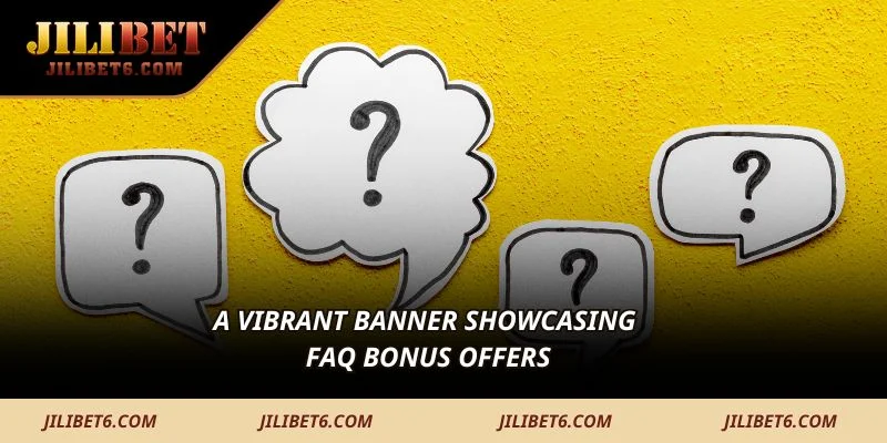 A vibrant banner showcasing FAQ bonus offers