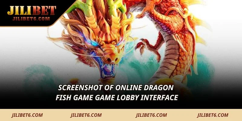 Screenshot of online Dragon Fish game game lobby interface