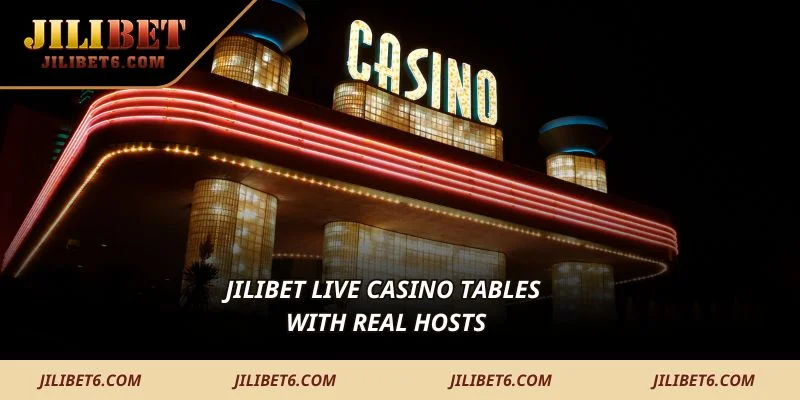 JILIBET Live Casino tables with real hosts