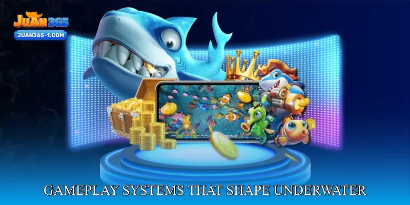 Gameplay systems that shape underwater engagement